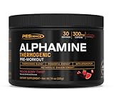 PEScience Alphamine, Melon Berry Twist, Versatile Thermogenic Energy Powder, 84 Scoops
