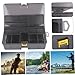 ESiiFuu Fishing Tool Case Fishing Tools Box Fishing Tool Box Fishing Parts Storage Case Grey Fishing Acrylic Box for Outdoor Fishing Activity Grey