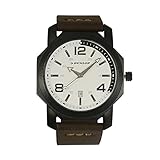 Time Dunlop Sports Watch Black Dial Leather Strap Japan Analog 30 m Water Resistant Men\'s & Unisex Watch