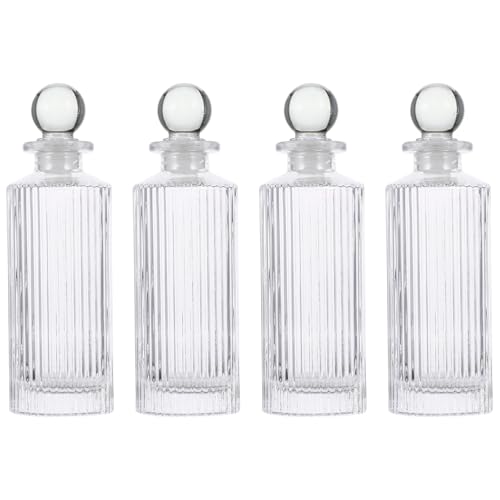 RORPOIR Difusor de Fragancia de Vidrio de 150ml Recargable Diseño Sólido y Clásico para Aceites Esenciales en Baño o Fiesta