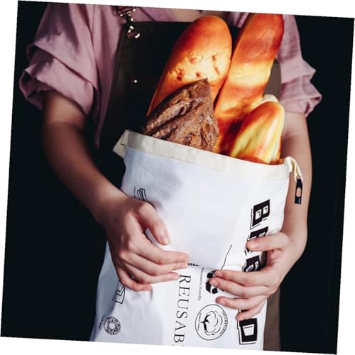 Bolsa de pan para compra de granos ecológica en algodón lavable Mikikit 6