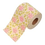 MILISTEN Toilettenpapier Bedrucktes Motiv Wc papier aus Natürlichem Bambuszellstoff Weich Reißfest Dekorativ für Bad Büro Reise und Festliche Anlässe