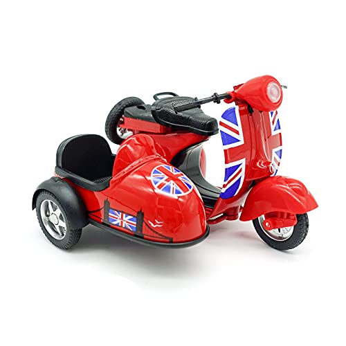 Toy Motorcycle,Pull Back Vehicles - Diecast Motorbike Toys with Music Lighting,Motorcycles Toy for Boys Girls,Kids Motorcycle Toys 3-10 Years (Large)