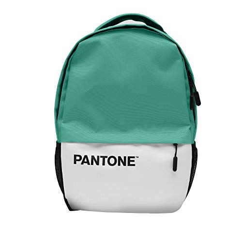 Pantone Classic Laptop Backpack by Blue Beat Digital, Durable Water-Resistant Bookbag with USB Charging Port, Versatile Luggage Bag for Work/College/School/Travel [Turquoise Mint]