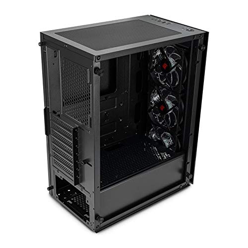 Gabinete Gamer Pichau Magpie Iii Lateral/frontal Vidro Led Azul, Pgma-03-blue