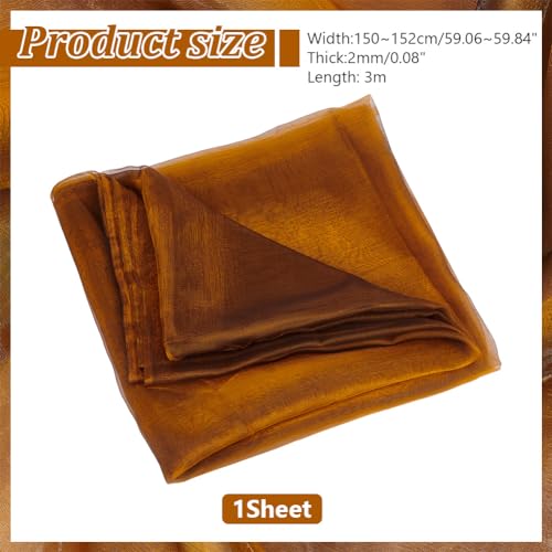 PH PandaHall Sheer Organza Fabric Lace Fabric 1.5x3m Cloth Magic Shiny Fabrics Gauze Fabrics for Dress Stage Show Costume Wedding Clothing Accessories Photography Background - Image 2
