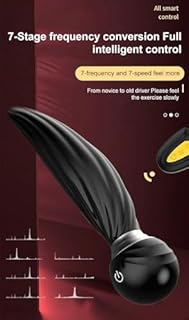 Cordless Remote Control Butt Plug Vibrating Anal Stimulator 7 Stimulation Patterns, Rechargeable Prostate Massager for Man Portable Couples Gay Exciting Anal Plug Massage Tool Tshirt sexes plaisir