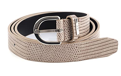 Calvin Klein CK Must Round Belt 25MM W95 Taupe