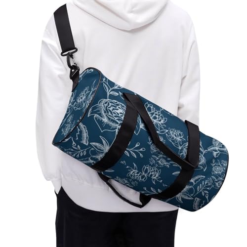 Sac week-end fleurs polyvalent : gym, randonnée et camping