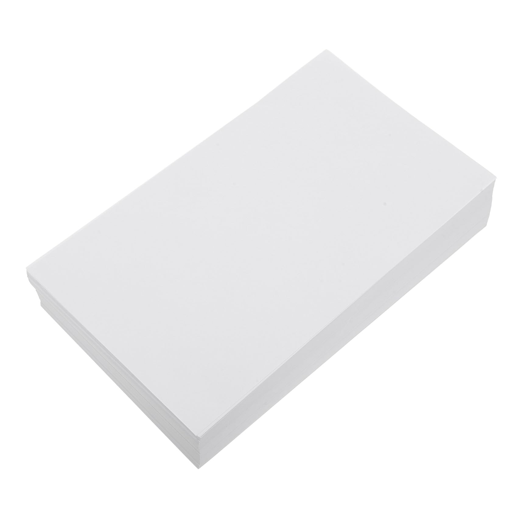 BESTonZON 500 Blatt Weißes Papier für Bastelarbeiten und Drucken Leeres Multifunktionspapier mit Druckqualität für Büro und Scrapbooking