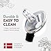 OxyTwister Wine Aerator Pourer Spout Professional Quality 2-in-1 - Wine Decanter Attaches to Any Wine Bottle for Improved Flavor, No-Drip Enhanced Bouquet Better Red Wine Decanter
