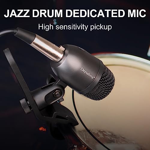 Microphone de batterie Depusheng 7 pièces pour capturer chaque nuance des percussions - 2