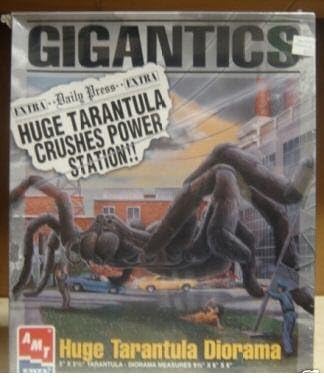 AMT/Ertl #8391 Gigantics Huge Tarantula Diorama Plastic Model Kit,Needs Assembly