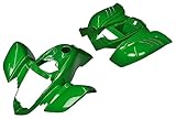 RedCap Front & Rear Plastic Body Fairing Kit for Kazuma Falcon 110cc 150cc 250cc ATV Compatible with RedCat Falcon Quad Models (Green)