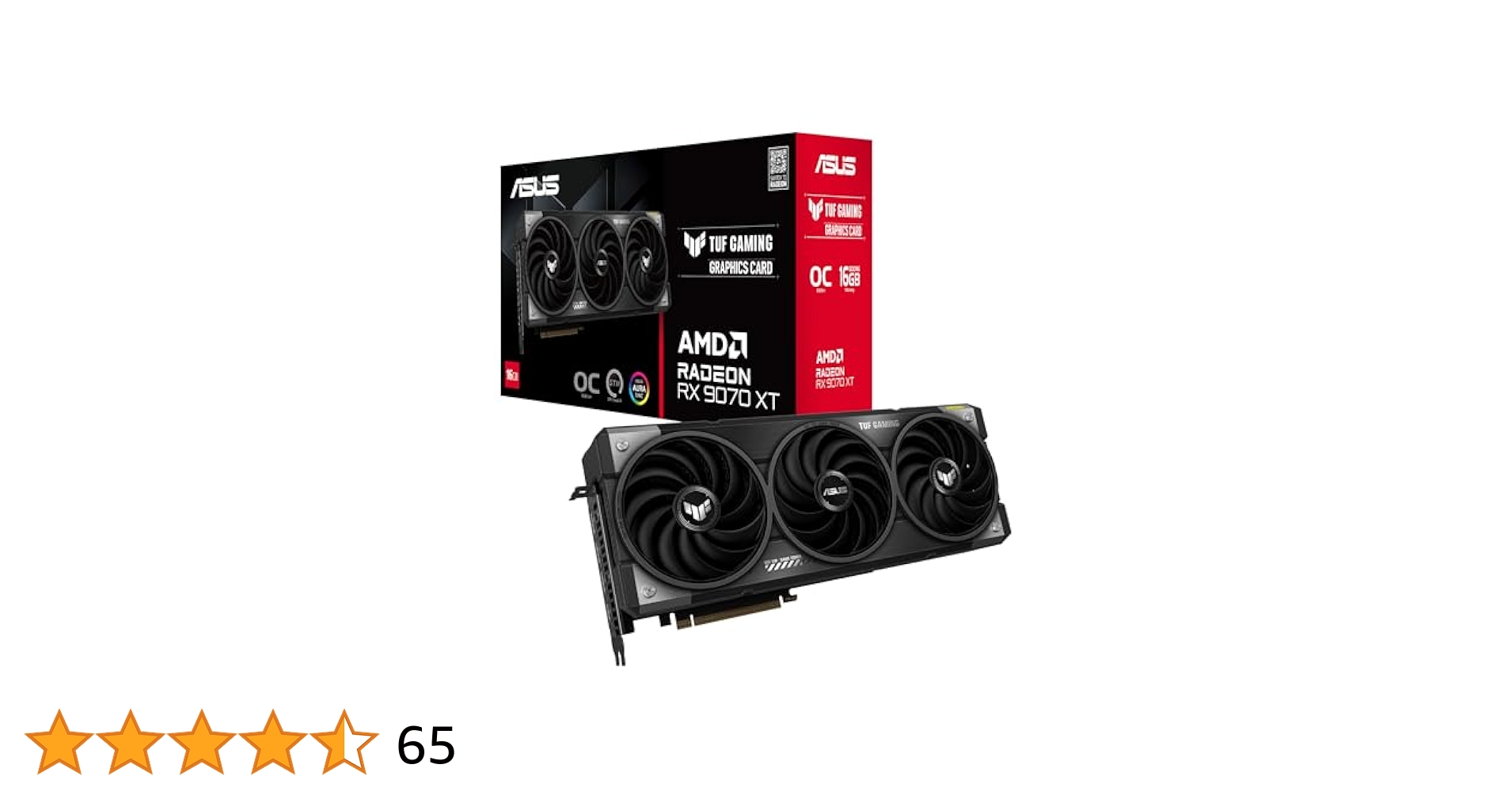 グラフィックボード・グラボ・ビデオカード ASUS Radeon RX 7800 XT OC Edition 16GB Amazon | ASUS TUF Gaming Radeon™ RX 7600 XT OC Edition 16GB
