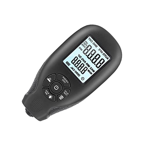 MAGICLULU medidor digital de grosor de pintura para automóvil, práctico y fácil de llevar, sin batería incluida miniatura 1