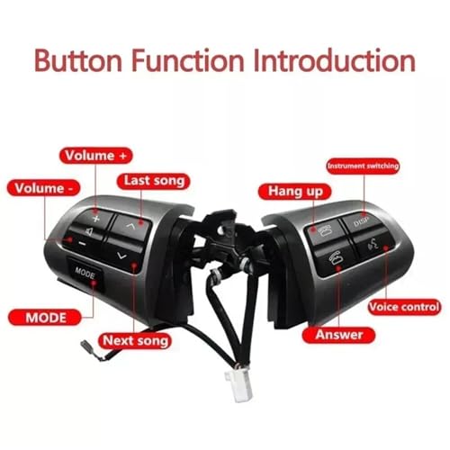Boutons commande volant Toyota Corolla réglage volume audio défectueux fixe