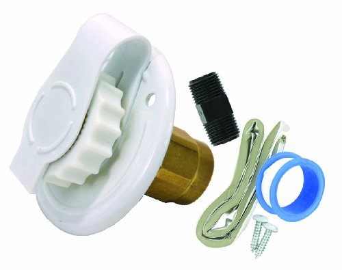 Image of Valterra A010171LFV White 2.75 inch Metal Water Inlet
