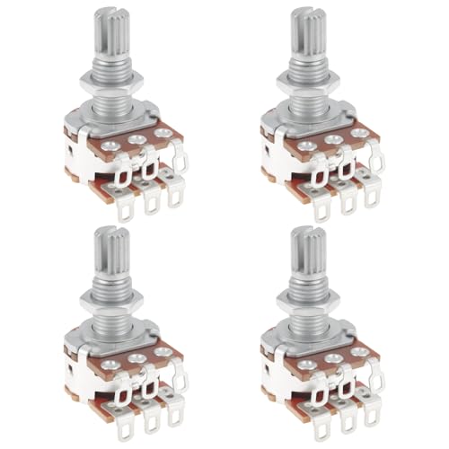 4pcs Potenziometro A Manopola A Doppio Strato Pitch MN250K A Cono Lineare Adatto Per Il Controllo Del Volume Di Chitarra E basso