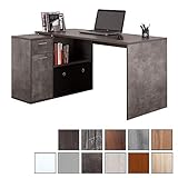 【 FUNKTION 】✅ Holz-Möbel wie ein Winkel-Schreibtisch sind vielseitig einsetzbar als ✅ Sekretär Low-Board Side-Board Bei-Möbel Eck-Tisch Besprechungs-Tisch Konferenz-Tisch Zeichen-Tisch