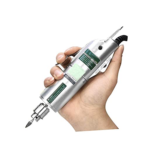 Electric Chisel Carving Tool Mini DIY Electric Woodworking Carving Chisel Electric Woodworking Carving Machine for Soft Wood and Root Nuclear Carving