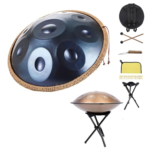 �n���h�p���h���� 432Hz/440Hz�A9/10/12 �m�[�g 22�C���` �j�Z�� �Ŋy�� �h�����O�r�t���A�X�`�[���n���h�p���y�� �ґz�A���K�A�T�E���h�q�[�����O(Blue,9 notes(440HZ))