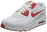 air max 97 lx Dämpfung Nike Air Max 90 Ltr (Gs) Laufschuh, White Hyper Red Black, 39 EU