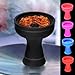 Hookah Bowl - Silicone Phunnel Bowl Perfect Fit Charcoal Holder Shisha Bowl Right Replacement for Clay, Ceramic Bowls 3.5