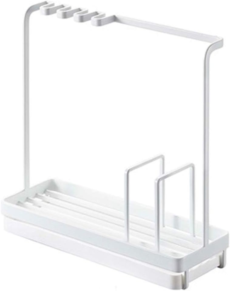 Kitchen Utensil Towel Rack Hanging Holder Sponge Drain Rack Shelf Storage Gadgets Space Save for Counter