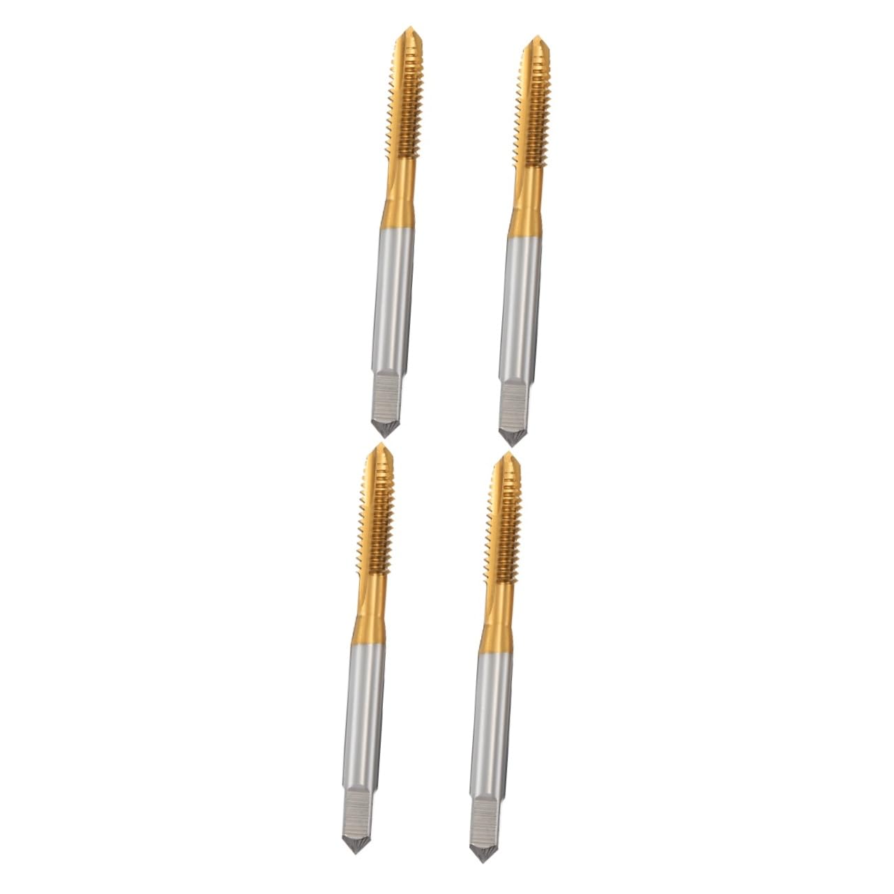 ARTIBETTER 4pcs High-Speed Tap Drill Bit Coated for More Precision Tapping for Drilling Machines and CNC Applications