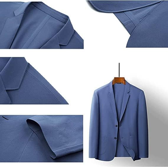 Men's Light Summer Suit Jacket, Mens Casual Blazer Sport Coat Lightweight Two Button Business Jackets4