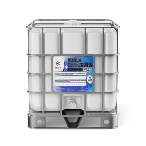 Image of Sodium Hypochlorite 12.5% - Pool Chlorine & Water Treatment Bleach - 275 Gallon IBC Tote - High Purity - Alliance Chemical