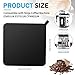 YUWJOOWEE Sliding Mat for Coffee Machine,Coffee Mats Coffee Machine Mats Coffee-Accessories Sliding Pad Accessories Compatible with Ninja Luxe CoffeeMachine ES601UK ES701UK Series (32 * 32 * 1cm)