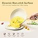 SENSARTE Ceramic Cookware Set, Pots and Pans Set Non stick, 14-Piece Induction Cookware, Non toxic Healthy Non Stick Kitchen Cooking Set, with Frying Pans Set, PFAS PTFE PFOA PFOS Free