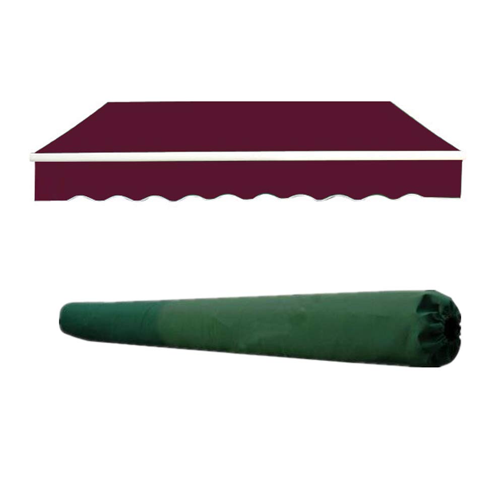 Green Bay 2.5 x 2m Wine Red Replacement Awning Fabric With Rain Cover — image 1