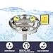 AIWFL Combination Eye Wash Shower Station, 304 Stainless Steel Emergency Shower and Eye Wash Station, Eyewash with Shower for Industrial & Commercial & Lab Use, NPT Threads, with Eyewash Sign