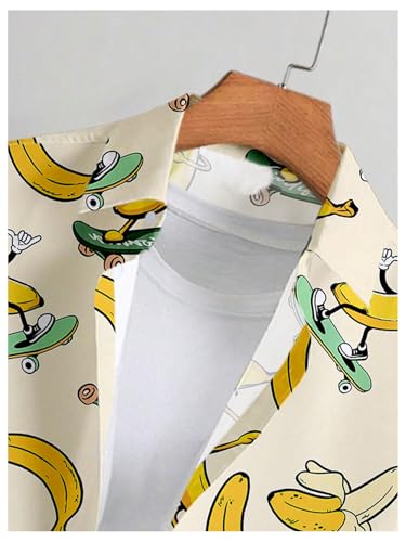 Floerns Men's Causal Summer Print Hawaiian Shirt Short Sleeve Button Down Beach Shirts4