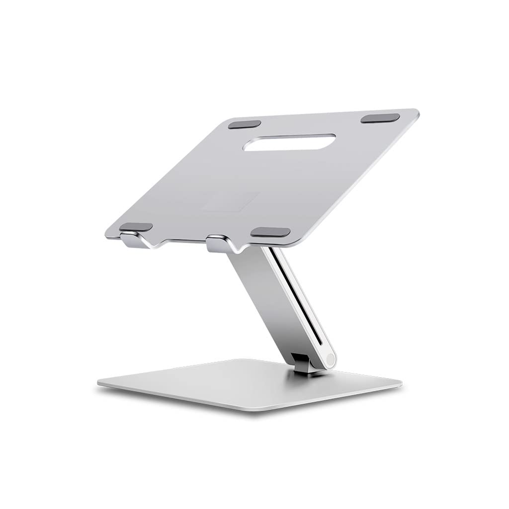 Soporte para computadora portátil de aleación de aluminio de alta resistencia blanco
