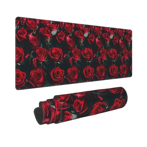 Tapis de souris de jeu imperméable et antidérapant grand format bicolore