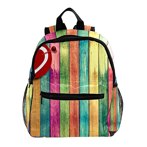 Sac à dos en bois coloré enfant 3-8 ans pour l'école et les sorties