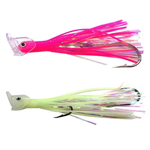 Kit 2 ARTIFICIALI UV-KILLER 100mmarmati con Amo