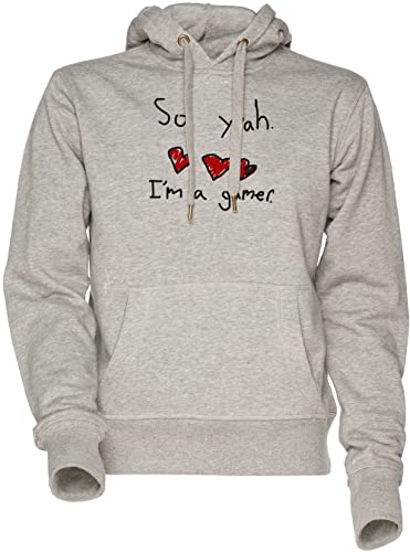 Sweat à capuche Slimecicle unisexe gris chiné pour homme et femme