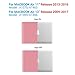IBENZER Compatible with Old Version MacBook Air 13 Inch Case (2010-2017 Release). Models: A1466 / A1369, Plastic Hard Shell Case with Keyboard Cover for Mac Air 13, Pink, A13PK+1A