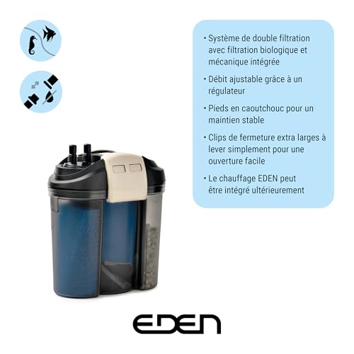 Filtre extérieur EDEN FES 200 pour aquarium d'eau douce