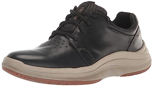 Stacy Adams Men's Lennox Plain Toe Lace Up Sneaker, Black Smooth, 8 #TOP14