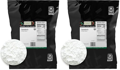 Frontier Herb Organic Cornstarch, 1 lb (Pack of 2)