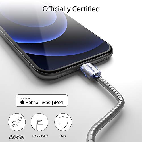 Energizer Metallic Energizer Iphone Charger, Silver (4 Feet) #TOP1