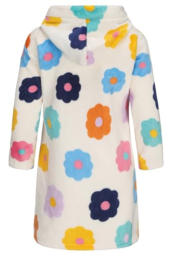 Kids Hooded Bathrobe Girls Soft Plush Hooded Flannel Pajamas Sleepwear Boys Spa Robe2