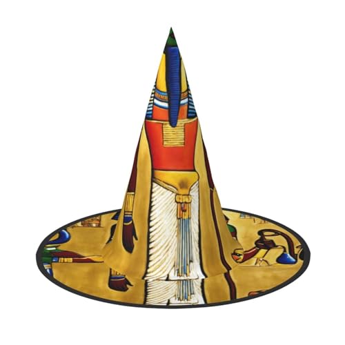 NBAGHPQ Sombrero de fiesta de carnaval con estampado de la serie de la tribu del antiguo Egipto para adultos, accesorio para cosplay, accesorios de vacaciones, suministros para la casa