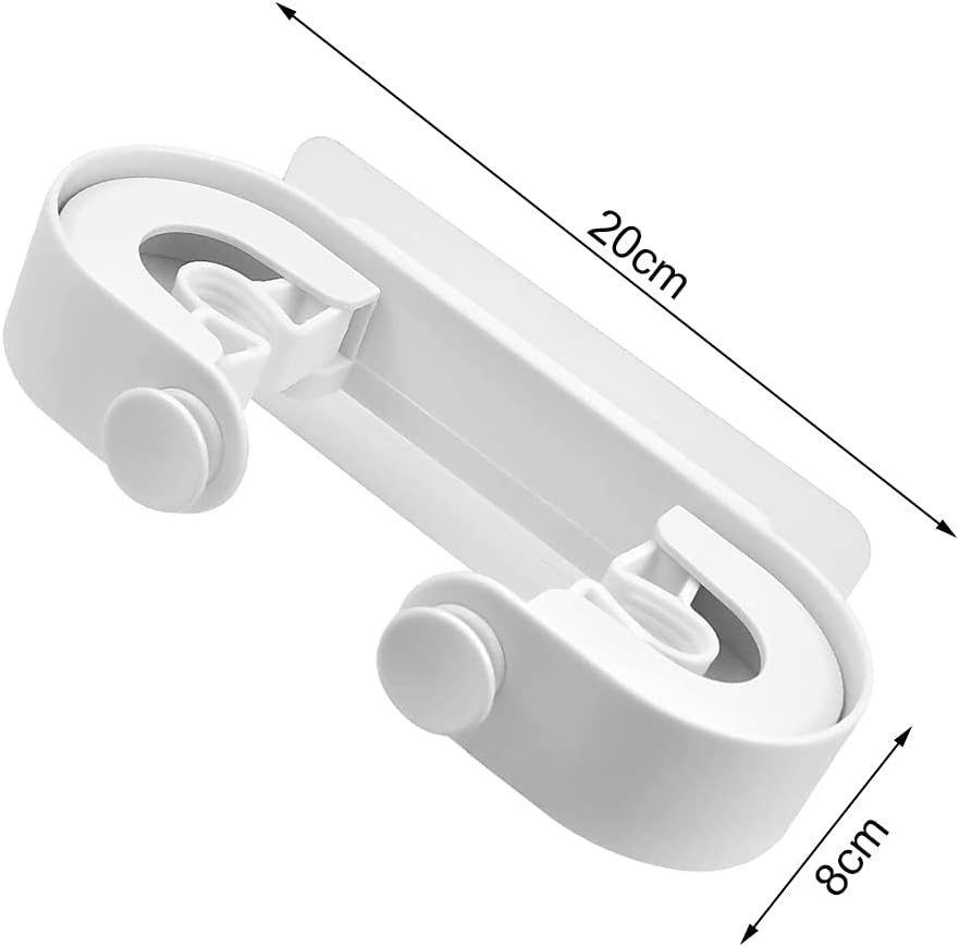 2 Pcs Mop Broom Holders Heavy Duty Mop Wall Mounted Clips Hangers Broom